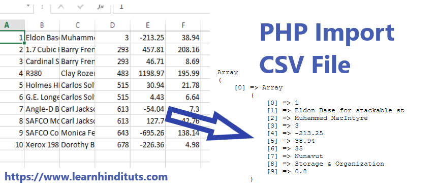 PHP Import CSV File